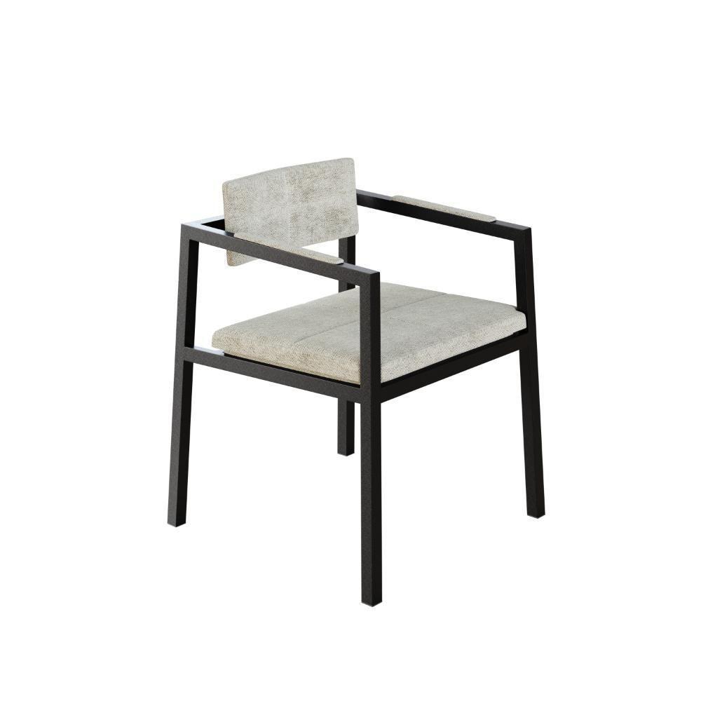 Poltrona Noah Fixa C-4 Pés 78 X 60,5 X 60,5 Cm. Lautrec Off White Lautrec Off White - 1