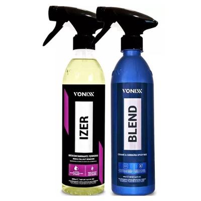 Cera Carnauba Blend Spray Vonixx + Izer Vonixx Limpa Rodas