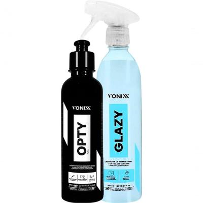 Glazy 500ml Opty Polidor Vidros Limpa Vidros 4 Em 1 Vonixx