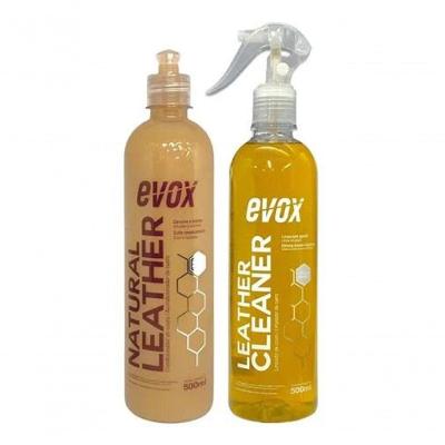 Kit Limpa Hidrata Couro Banco Hidratacao Limpeza Couro Evox