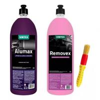Kit Limpeza De Carros Alumax Removex + Pincel - 1