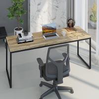 Mesa Dynamica Diretor 180x60x75cm Carvalho - Est.preta Carvalho - Est.preta