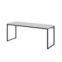 Mesa Dynamica Diretor 180x60x75cm Branco Chess - Est.preta Branco Chess - Est.preta - 1