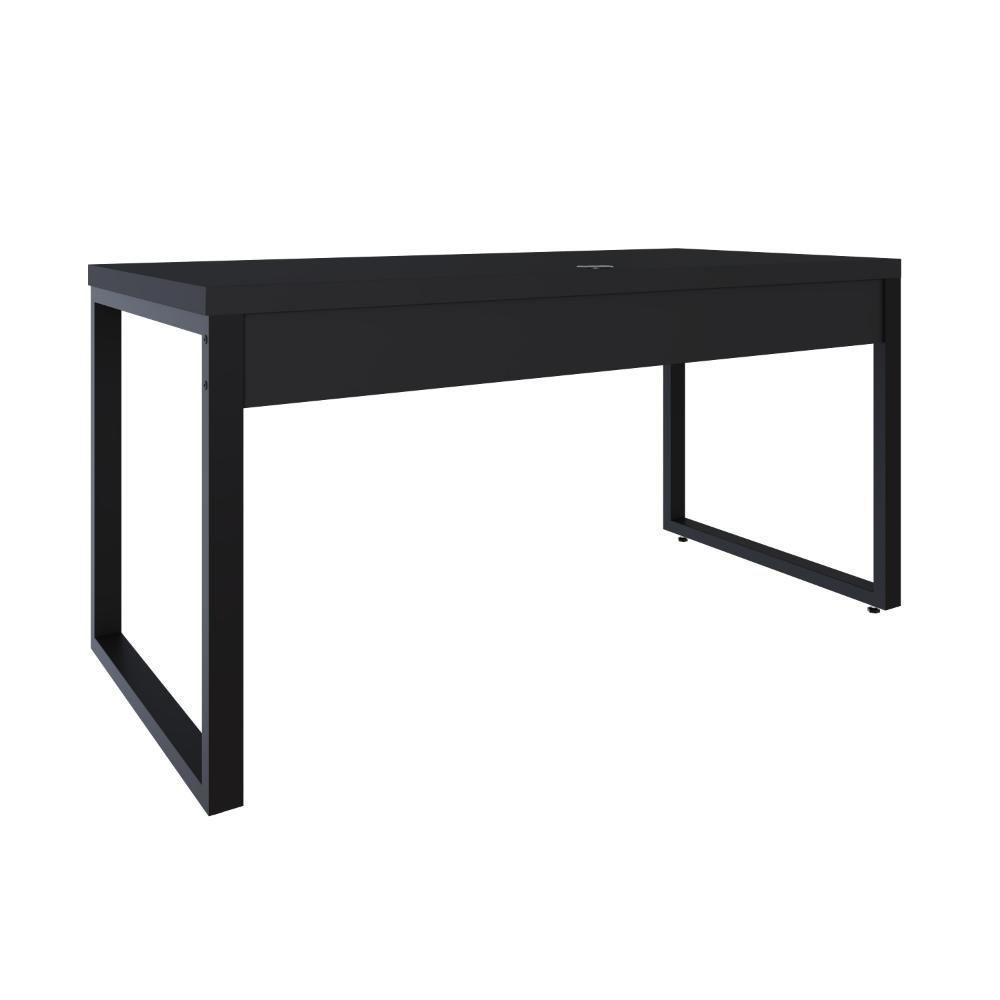 Mesa Diretor 150x70x75cm Yon Preto Tx-est.preta Preto Tx-est.preta - 5