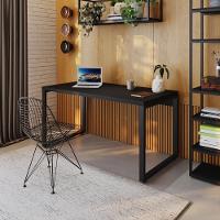 Mesa Diretor 150x70x75cm Yon Preto Tx-est.preta Preto Tx-est.preta