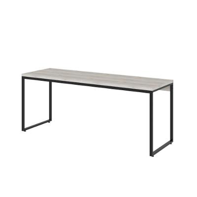 Mesa Dynamica Diretor 180x60x75cm Snow - Est.preta Snow - Est.preta