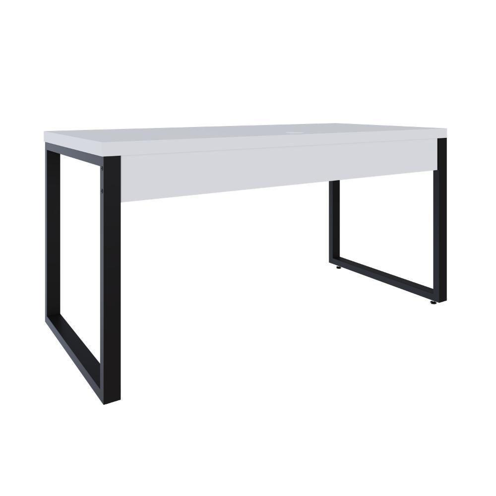 Mesa Diretor 150x70x75cm Yon Branco Tx-est.preta Branco Tx-est.preta - 6