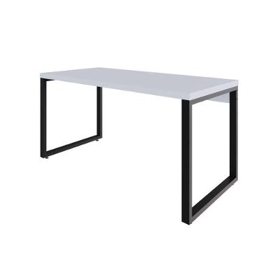 Mesa Diretor 150x70x75cm Yon Branco Tx-est.preta Branco Tx-est.preta