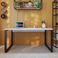 Mesa Diretor 150x70x75cm Yon Branco Tx-est.preta Branco Tx-est.preta