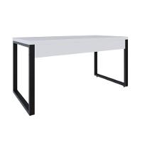 Mesa Diretor 150x70x75cm Yon Branco Tx-est.preta Branco Tx-est.preta - 6