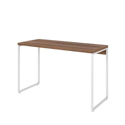Mesa Dynamica 120x50x75cm Nogal - Est.branca Nogal - Est.branca