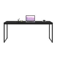 Mesa Dynamica Diretor 180x60x75cm Preto ônix - Est.preta Preto ônix - Est.preta - 5
