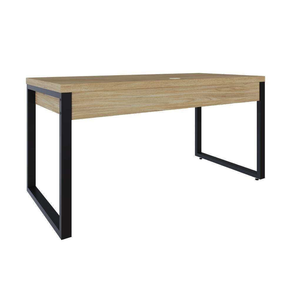 Mesa Diretor C-01 Gav. 150x70x75cm Yon Vermont Oak-est.preta Vermont Oak-est.preta - 6