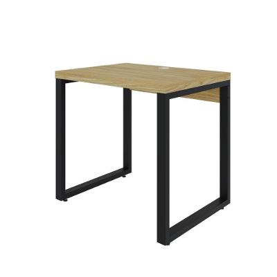 Mesa Operacional 80x60x75cm Yon Vermont Oak-est.preta Vermont Oak-est.preta