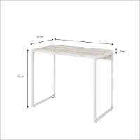 Mesa Dynamica 90x50x75cm Snow - Est.branca Snow - Est.branca - 5