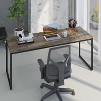 Mesa Dynamica Diretor 180x60x75cm Carvalho Dark - Est.preta Carvalho Dark - Est.preta