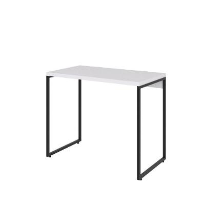 Mesa Dynamica 90x50x75cm Branco Chess - Est.preta Branco Chess - Est.preta