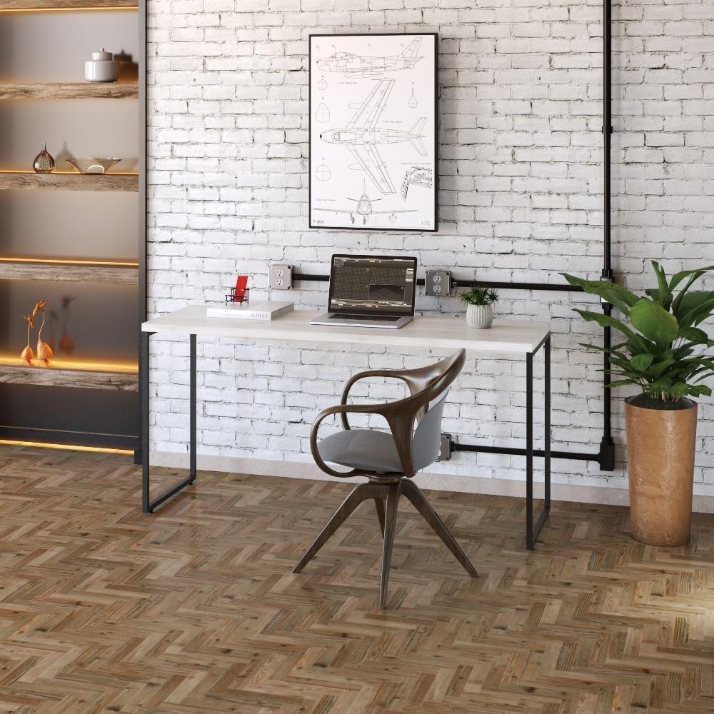 Mesa Dynamica 150x60x75cm Snow - Est.preta Snow - Est.preta - 3