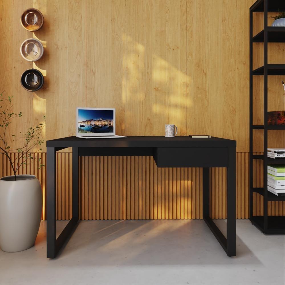 Mesa Operacional C-01gav. 120x70x75cm Yon Preto Tx-est.preta Preto Tx-est.preta - 4