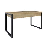 Mesa Operacional C-01gav. 135x70x75cm Yon Vermont Oak-est.preta Vermont Oak-est.preta - 6