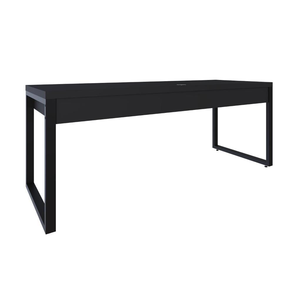Mesa Presidente C-01 Gav. 190x70x75cm Yon Preto Tx-est.preta Preto Tx-est.preta - 6
