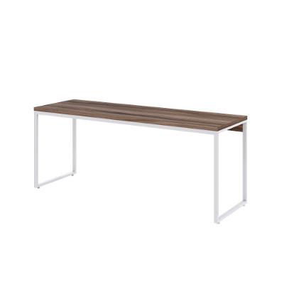Mesa Dynamica Diretor 180x60x75cm Nogal - Est.branca Nogal - Est.branca