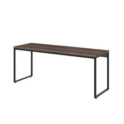 Mesa Dynamica Diretor 180x60x75cm Nogal - Est.preta Nogal - Est.preta
