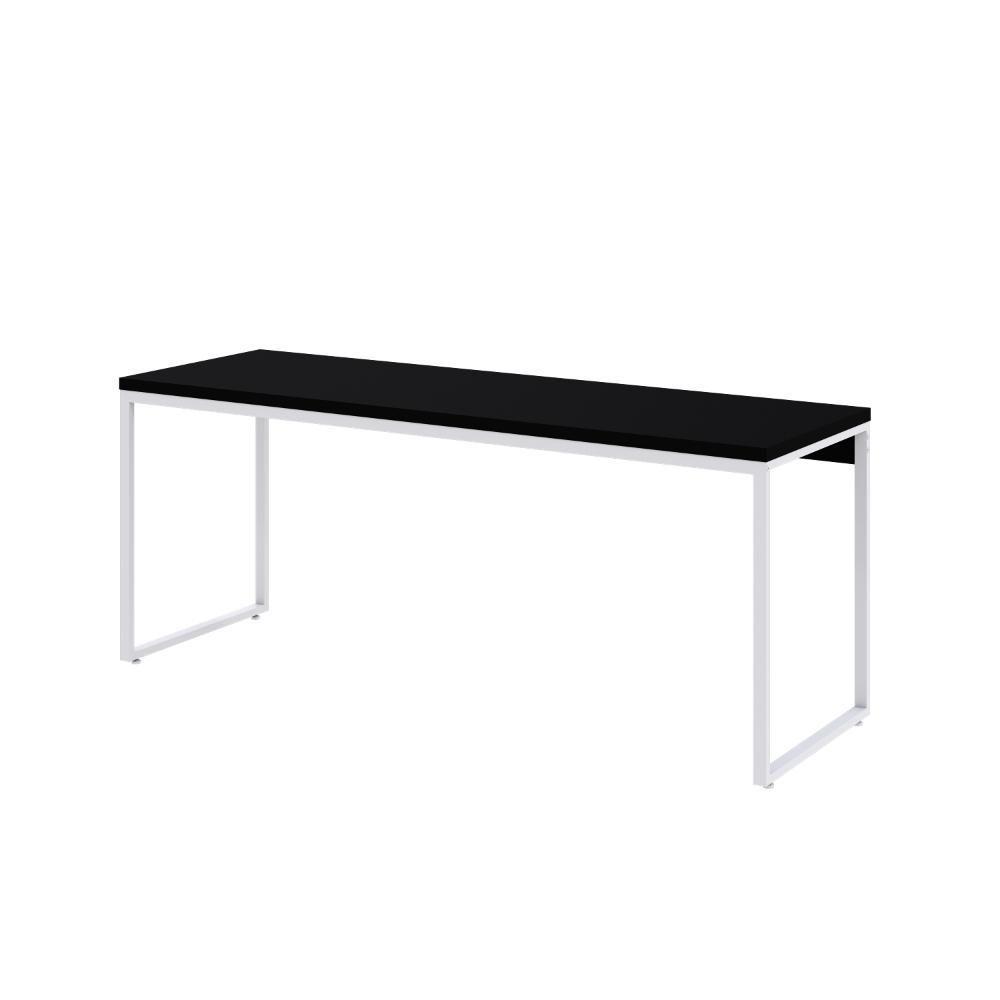 Mesa Dynamica Diretor 180x60x75cm Preto ônix - Est.branca Preto ônix - Est.branca - 1