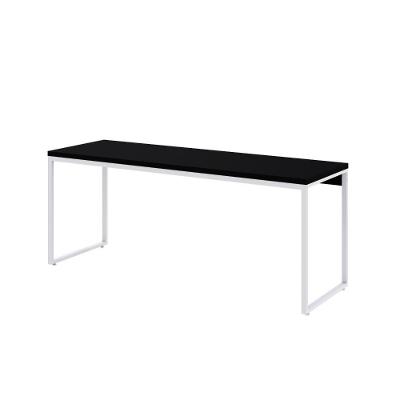 Mesa Dynamica Diretor 180x60x75cm Preto ônix - Est.branca Preto ônix - Est.branca