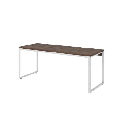 Mesa Kuadra Diretor 180x70x75cm Nogal - Est.branca Nogal - Est.branca