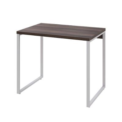 Mesa Kuadra Office 90x60x75cm Nogal - Est.branca Nogal - Est.branca