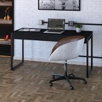 Mesa Kuadra Diretor 150x60x75cm C-02 Gavetas Preto ônix - Est.preta Preto ônix - Est.preta - 2