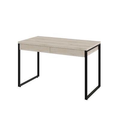 Mesa Kuadra Office 120x60x75cm C-02 Gavetas Snow - Est.preta Snow - Est.preta