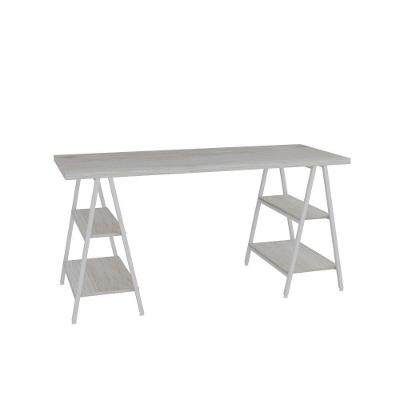 Mesa Kuadra Cavalete 150x60x75cm Snow - Est.branca Snow - Est.branca