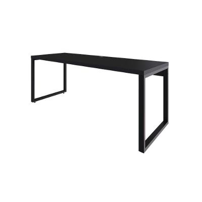Mesa Presidente 190x70x75cm Yon Preto Tx-est.preta Preto Tx-est.preta