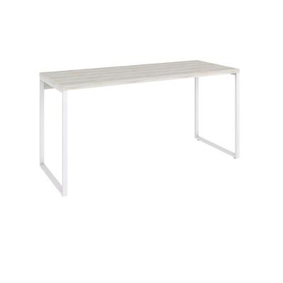 Mesa Kuadra Office 150x60x75cm Snow - Est.branca Snow - Est.branca