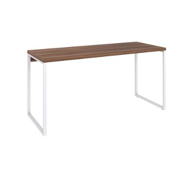 Mesa Kuadra Office 150x60x75cm Nogal - Est.branca Nogal - Est.branca