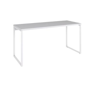 Mesa Kuadra Office 150x60x75cm Branco Chess - Est.branca Branco Chess - Est.branca