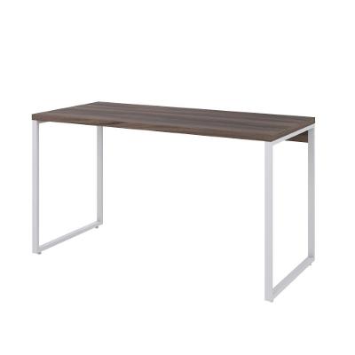 Mesa Kuadra Office 135x60x75cm Nogal - Est.branca Nogal - Est.branca