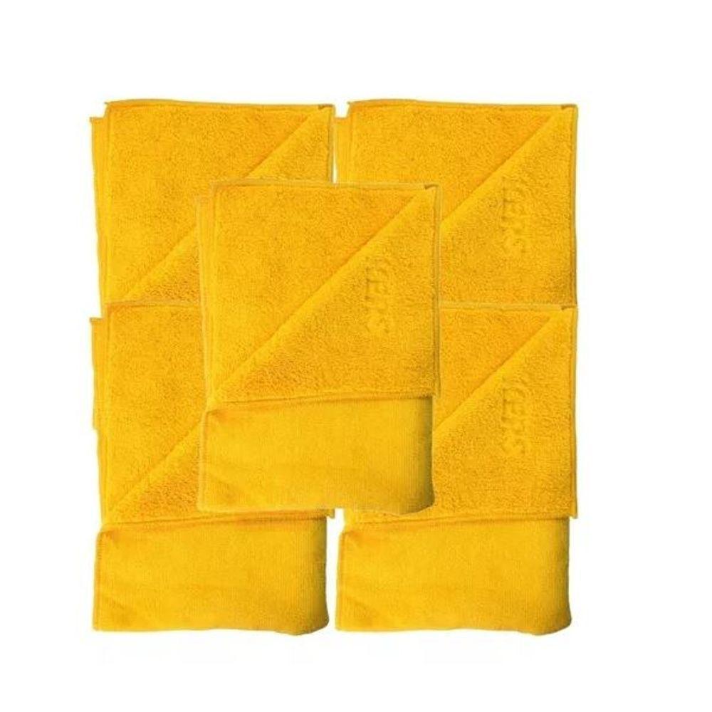 Kit Com 6 Flanela Kers 40x60cm Microfibra Premium - 1