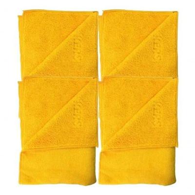 4 Flanelas De Microfibra Dual Loop 360gsm2 40x60cm Kers