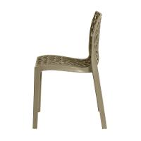 Conjunto Mesa De Jantar Redonda Eiffel Preta 80cm Com 4 Cadeiras Gruvyer - Nude - 5