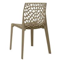 Conjunto Mesa De Jantar Redonda Eiffel Preta 80cm Com 4 Cadeiras Gruvyer - Nude - 6