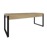 Mesa Presidente C-01 Gav. 190x70x75cm Yon Vermont Oak-est.preta Vermont Oak-est.preta - 6