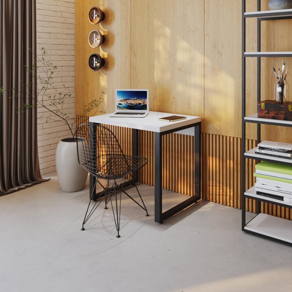 Mesa Operacional 80x60x75cm Yon Branco Tx-est.preta Branco Tx-est.preta - 2