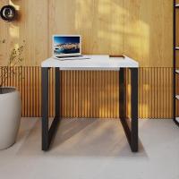 Mesa Operacional 80x60x75cm Yon Branco Tx-est.preta Branco Tx-est.preta