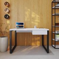 Mesa Operacional C-01gav. 120x70x75cm Yon Branco Tx-est.preta Branco Tx-est.preta