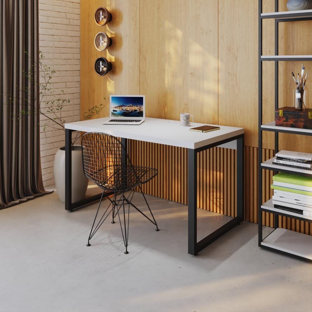 Mesa Operacional 135x70x75cm Yon Branco Tx-est.preta Branco Tx-est.preta - 2