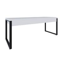 Mesa Presidente C-01 Gav. 190x70x75cm Yon Branco Tx-est.preta Branco Tx-est.preta - 6