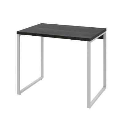 Mesa Kuadra Office 90x60x75cm Carvalho Dark - Est.branca Carvalho Dark - Est.branca